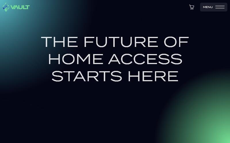 Vault Smart Locks website homepage